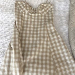 Zara linen mini dress